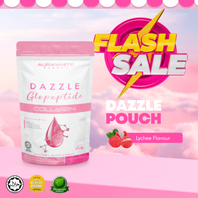 AURAWHITE POUCH DAZZLE